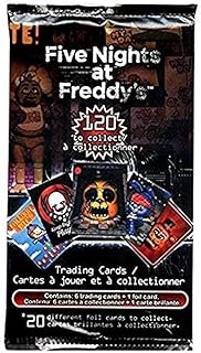 10 Packs of FIVE NIGHTS AT FREDDY'S Trading Cards, Collectors item