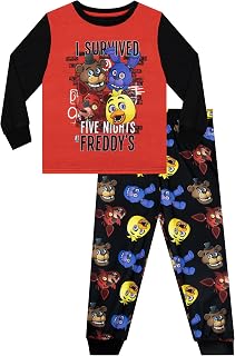 Pyjamas | FNAF Boys PJs | Freddy Fazbear Boys Gaming Pyjamas | Ages 5 To 12 Years