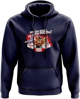 Ready For Freddy? Hoodie Pullover - Survival Horror Hostile Video Game Character Inspired Gamer Five Nights Fazbear's Pizza Adult Unisex Hoodie