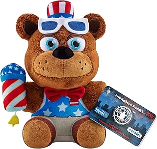 Funko Plush: Five Nights At Freddy's (FNAF) - Firework Freddy Fazbear - (CL 7") - Collectable Soft Toy - Birthday Gift Idea - Stuffed