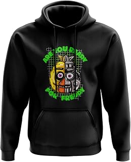 Freddy Chic Hoodie - Animatronic Movie Game Night Security Guard Monitor Cameras Bear Present Gift