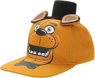 Five Nights at Freddy's Bug Face Freddy Youth Brown Snapback Hat, Five Nights at Freddy’s Bug Face, One Size