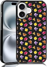 Cute Cartoon Bear and Foxy Phone Case Fit for iPhone 16, TPU Shockproof Protective iPhone Case FNAF Five Nights Phone Cover Gift for Boy Girl Men Women
