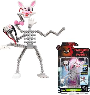 Five Nights at Freddys Mangle - 5-Inch Articulated Figure with Jumpscare Feature and Glow-In-The-Dark Eyes
