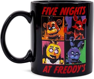 Five Nights At Freddy's Character Grid Ceramic Mug | Holds 20 Ounces