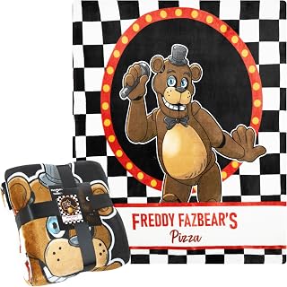 Get Trend Five Nights at Freddy's Fleece Blanket 130x150cm, Soft & Cosy