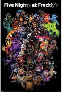 Pyramid International FIVE NIGHTS AT FREDDIES (COLLAGE) MAXI POSTER