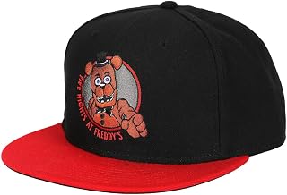 Five Nights At Freddy's I Survived Black Flat Bill Baseball Cap