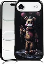 Black Cute FNAF Phone Case Fit for iPhone Air, TPU Shockproof Protective iPhone Case Horror Five Nights Video Game Phone Cover Gift for Boy Girl Men Women