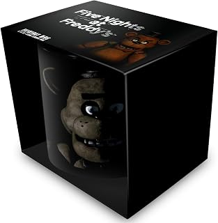 Pyramid International Five Nights At Freddy's (Freddy) Black Pod Mug 315ml, Official Licensed Black Ceramic Mug, Coffee Mug 315ml / 11Oz, Tea Cup Drinkware for Home Office Desk, Fan Gift